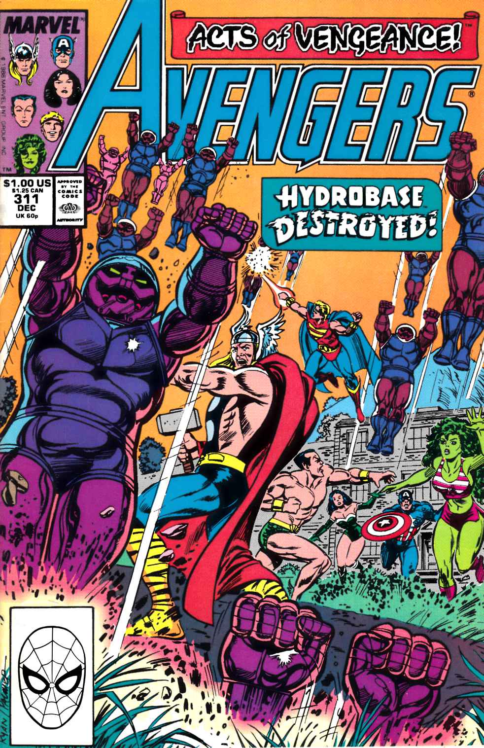 Avengers #311 Fine Plus (6.5) [Marvel Comic] LARGE