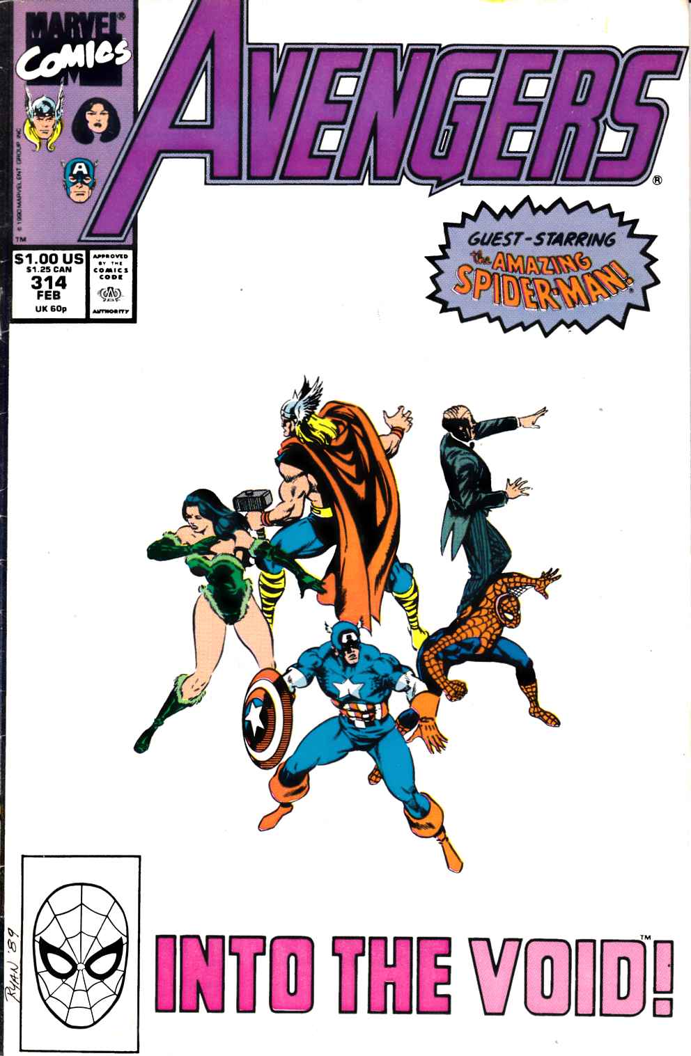 Avengers #314 Very Good (4.0) [Marvel Comic] THUMBNAIL