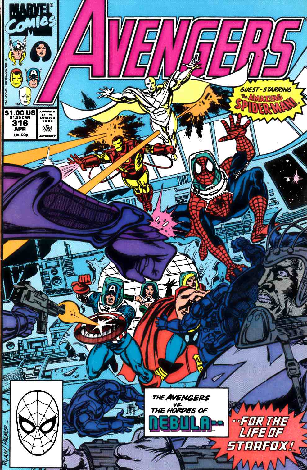Avengers #316 Very Fine (8.0) [Marvel Comic] LARGE