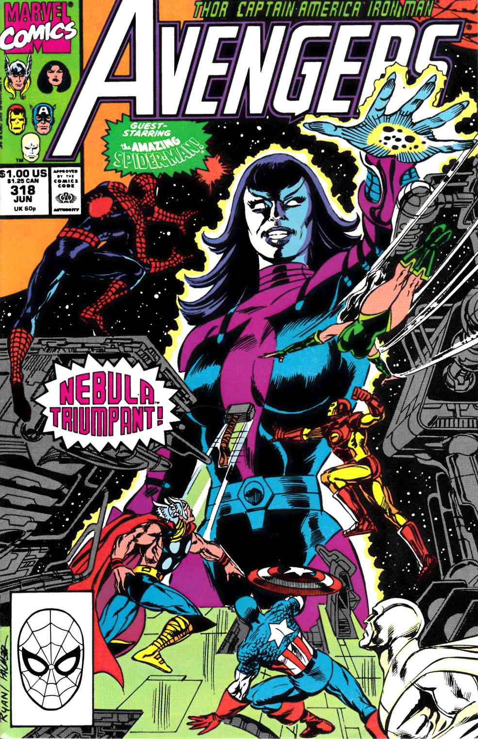 Avengers #318 Very Fine (8.0) [Marvel Comic] THUMBNAIL