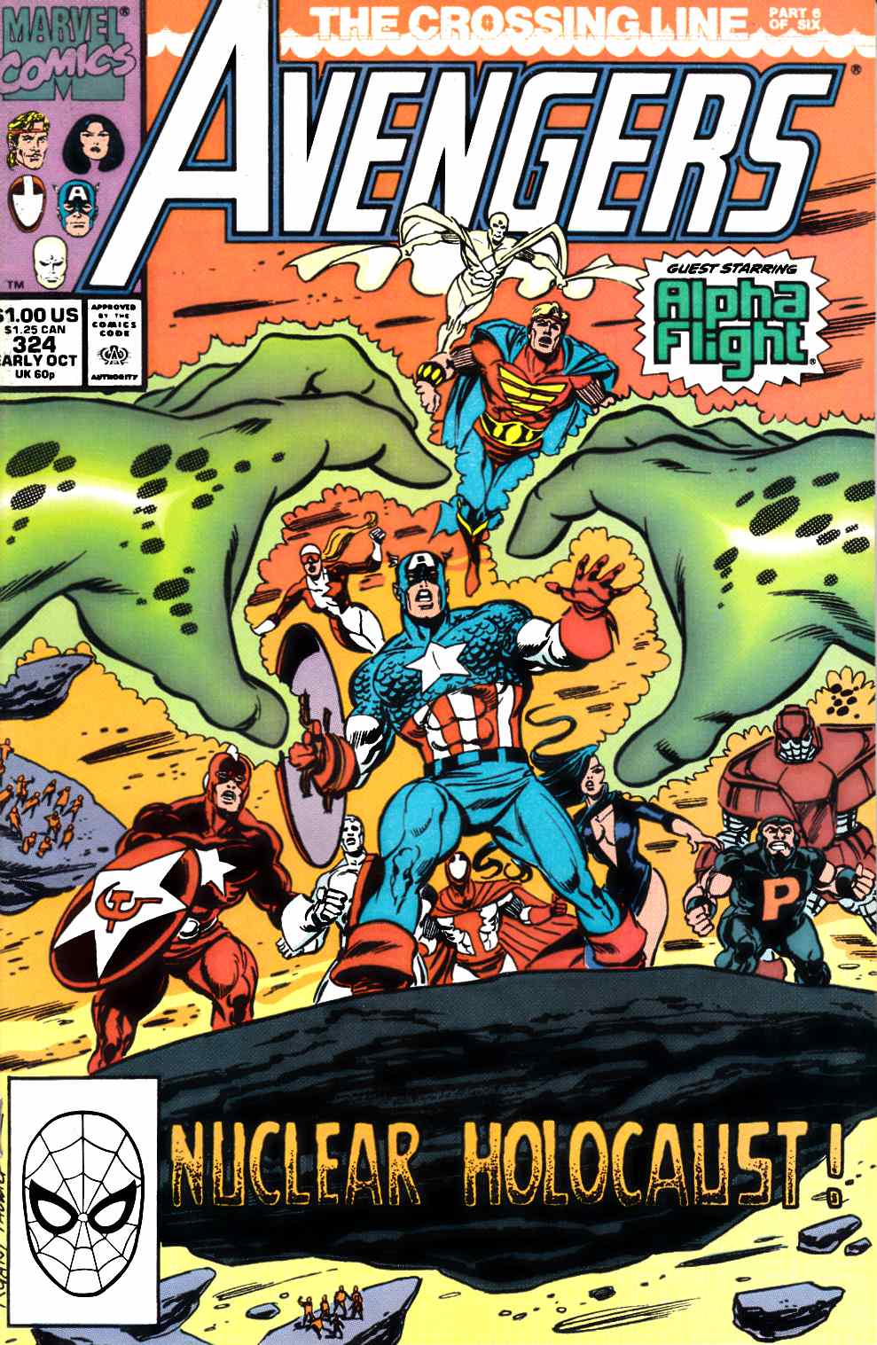 Avengers #324 Fine (6.0) [Marvel Comic] THUMBNAIL