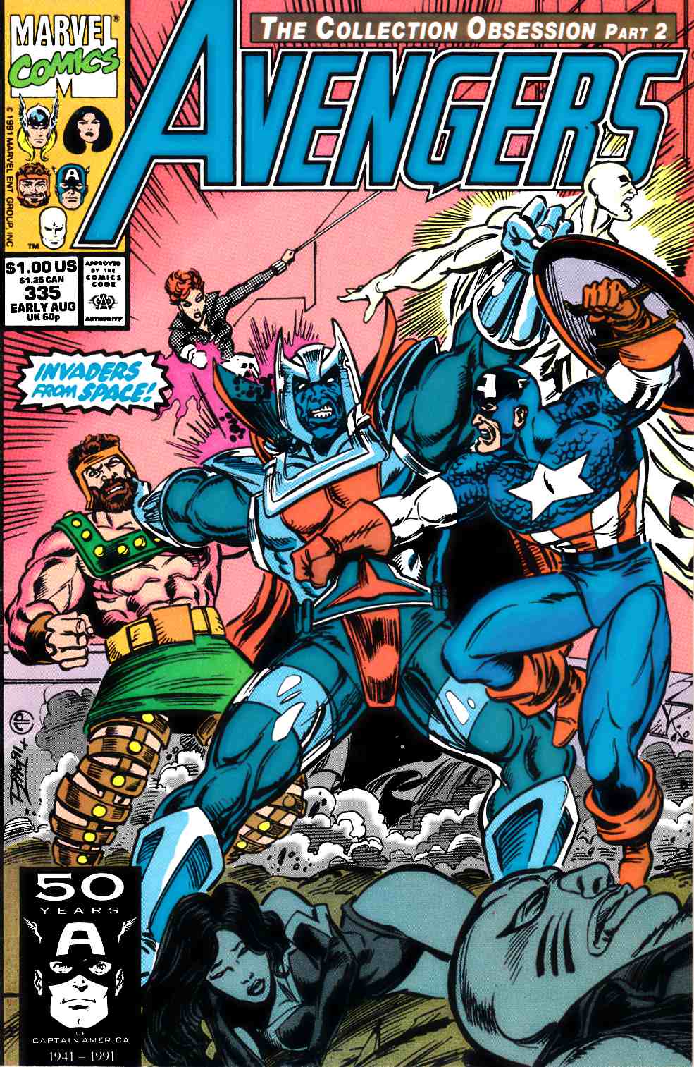 Avengers #335 Very Fine Plus (8.5) [Marvel Comic] LARGE