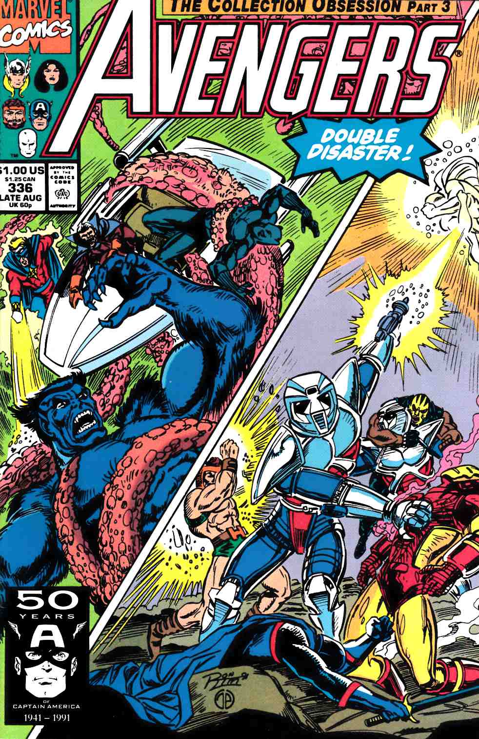 Avengers #336 Fine Plus (6.5) [Marvel Comic] THUMBNAIL