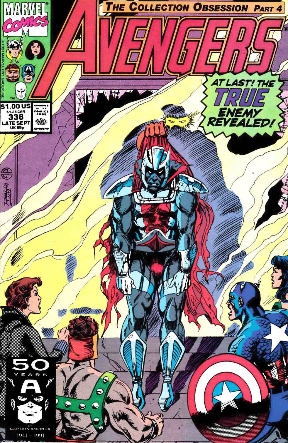 Avengers #338 Very Fine (8.0) [Marvel Comic] LARGE