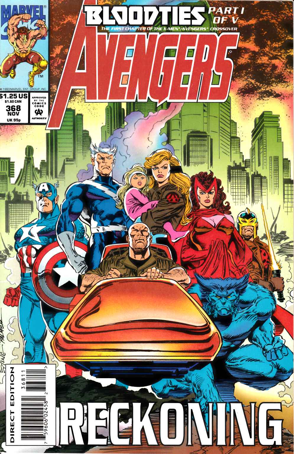 Avengers #368 Near Mint (9.4) [Marvel Comic] THUMBNAIL
