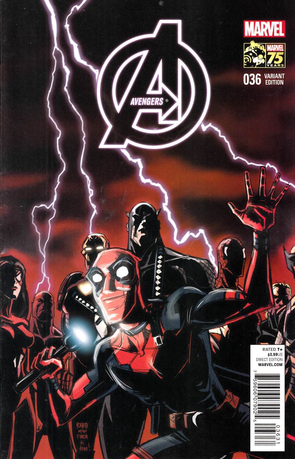 Avengers #36 Deadpool 75th Anniversary Variant Cover [Comic] LARGE