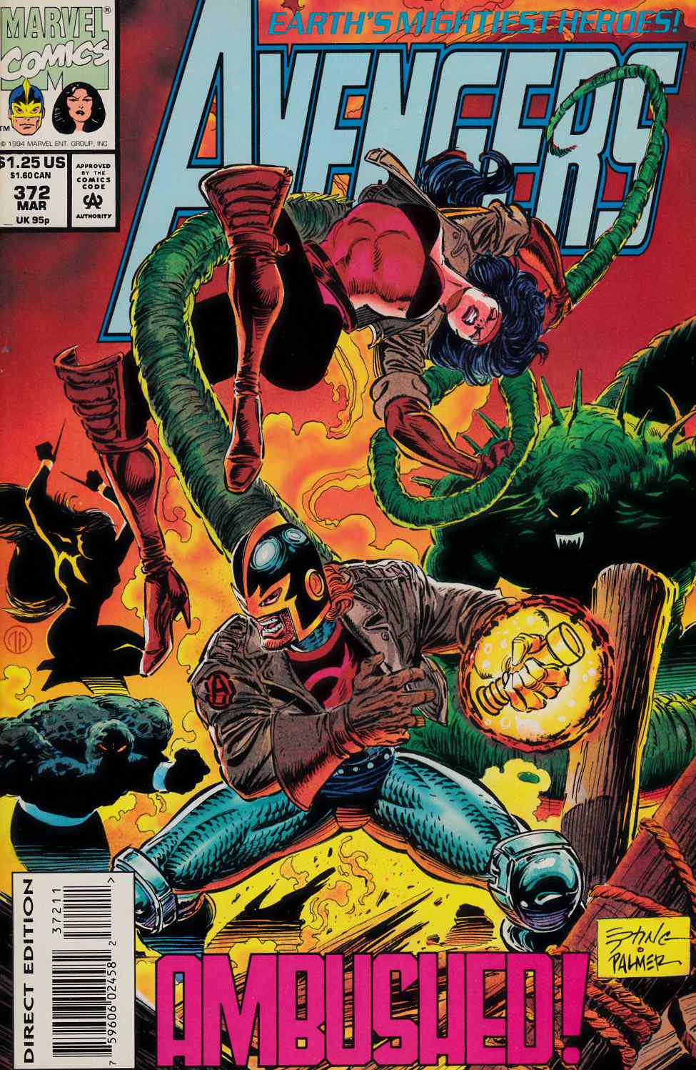 Avengers #372 Very Fine (8.0) [Marvel Comic] THUMBNAIL
