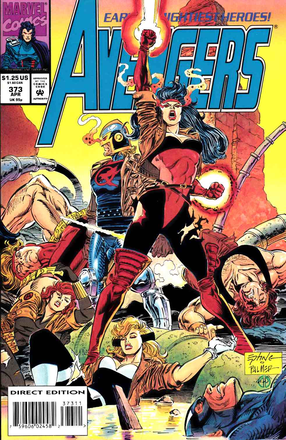 Avengers #373 Very Fine (8.0) [Marvel Comic] THUMBNAIL