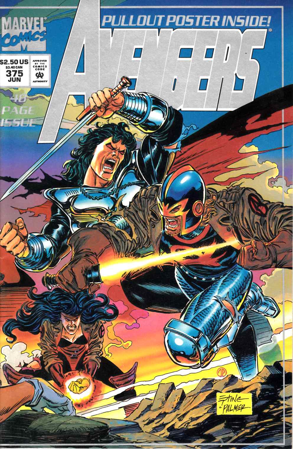 Avengers #375 Deluxe Edition Very Fine (8.0) [Marvel Comic] THUMBNAIL