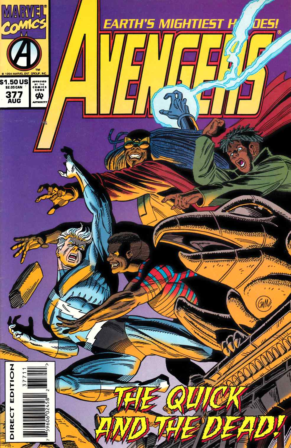 Avengers #377 Very Fine (8.0) [Marvel Comic] THUMBNAIL