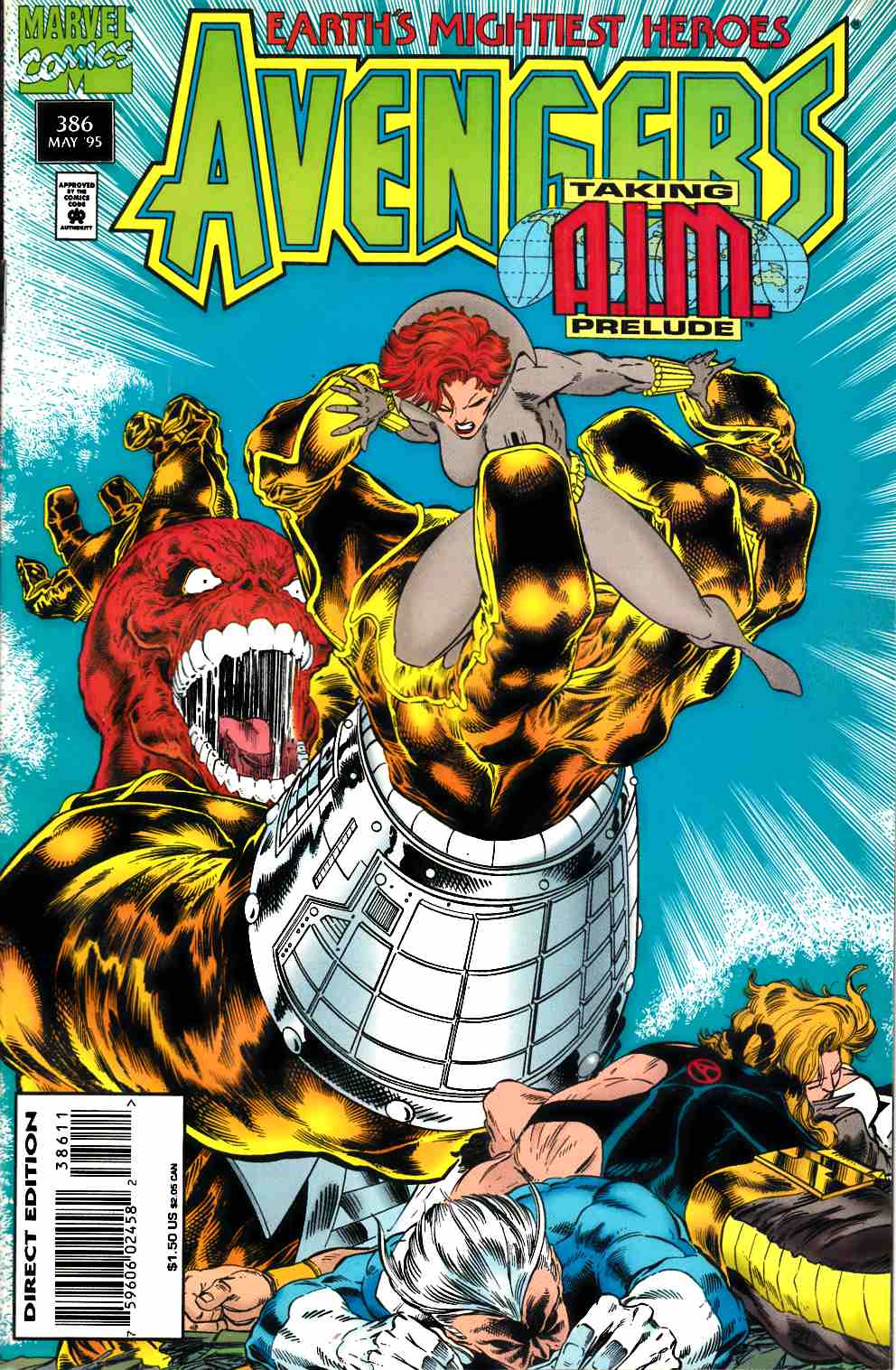 Avengers #386 Very Fine (8.0) [Marvel Comic] LARGE