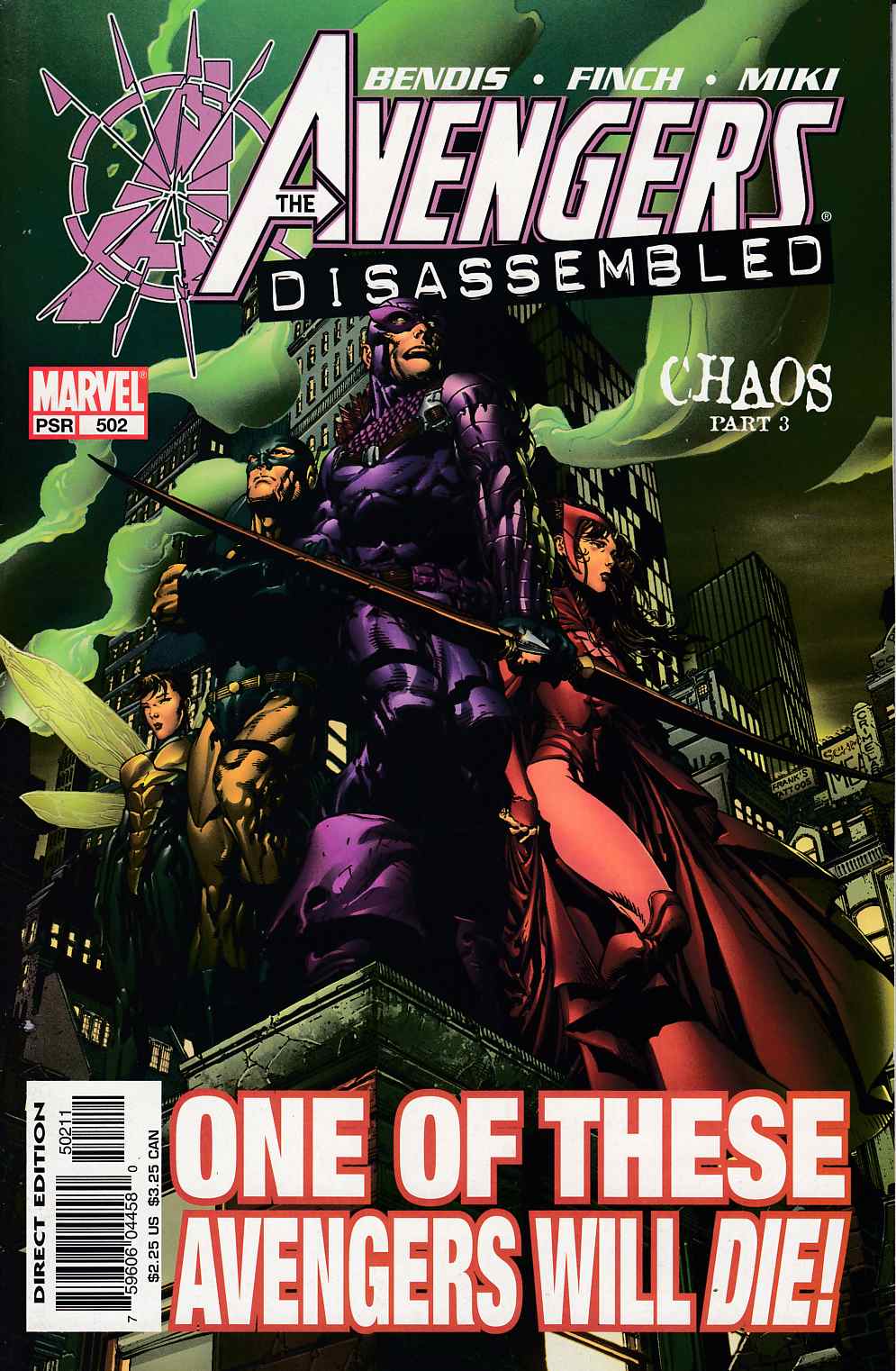 Avengers #502 Near Mint Minus (9.2) [Marvel Comic] THUMBNAIL