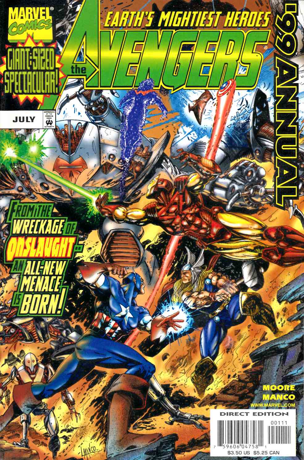 Avengers Annual 1999 Very Fine Plus (8.5) [Marvel Comic] THUMBNAIL