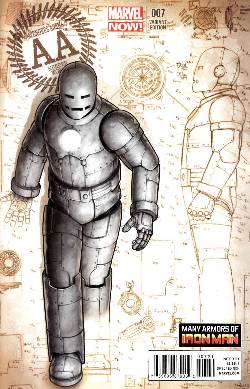Avengers Arena #7 Iron Man Many Armors Variant Cover [Comic] LARGE