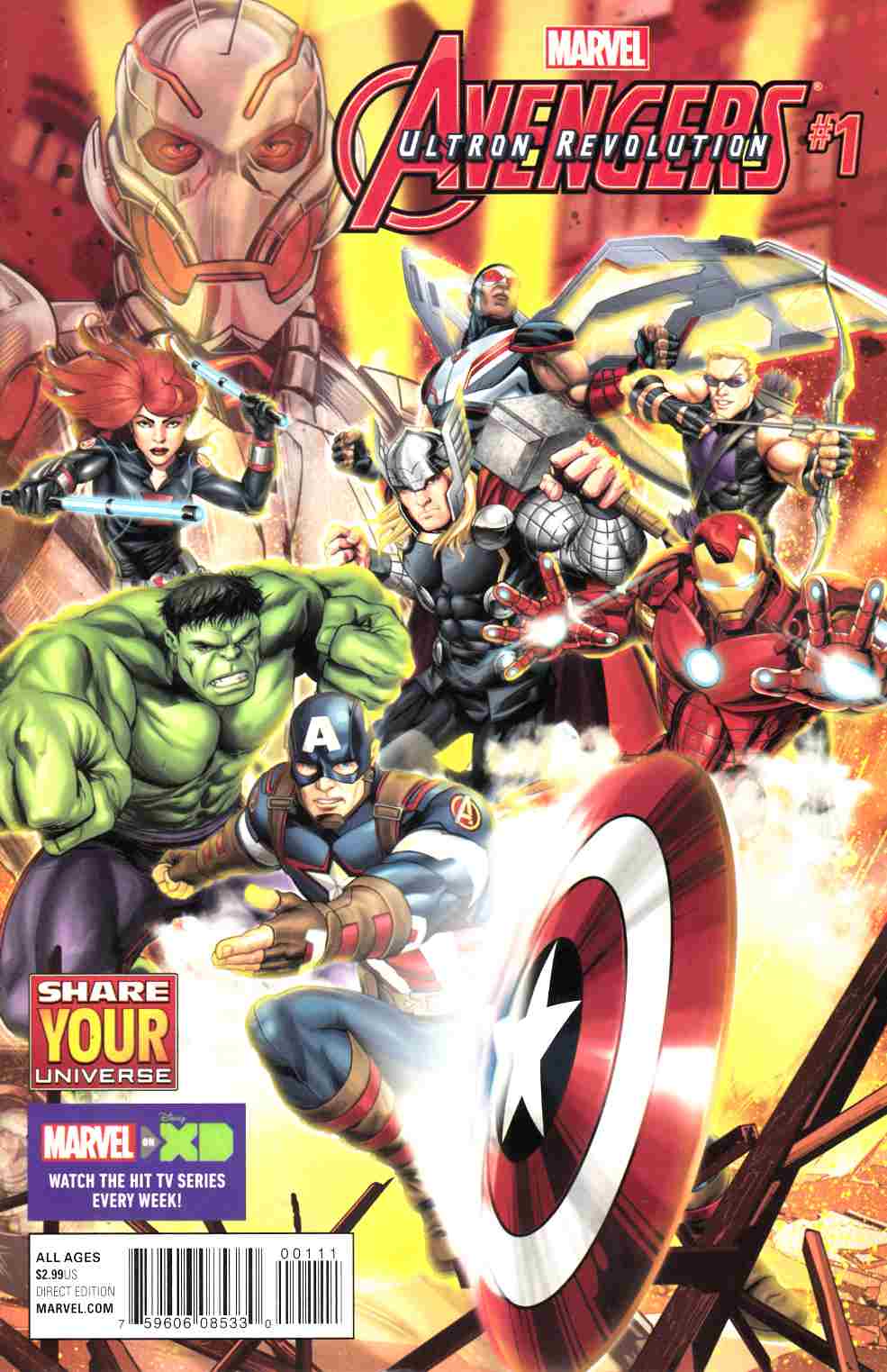 Marvel Universe Avengers Ultron Revolution #1 [Marvel Comic] THUMBNAIL