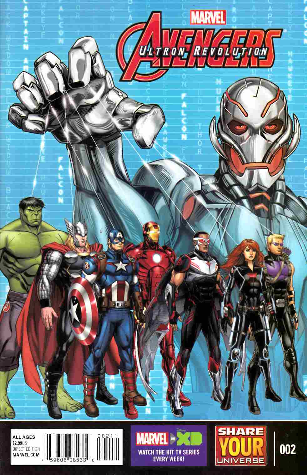 Marvel Universe Avengers Ultron Revolution #2 [Marvel Comic] LARGE