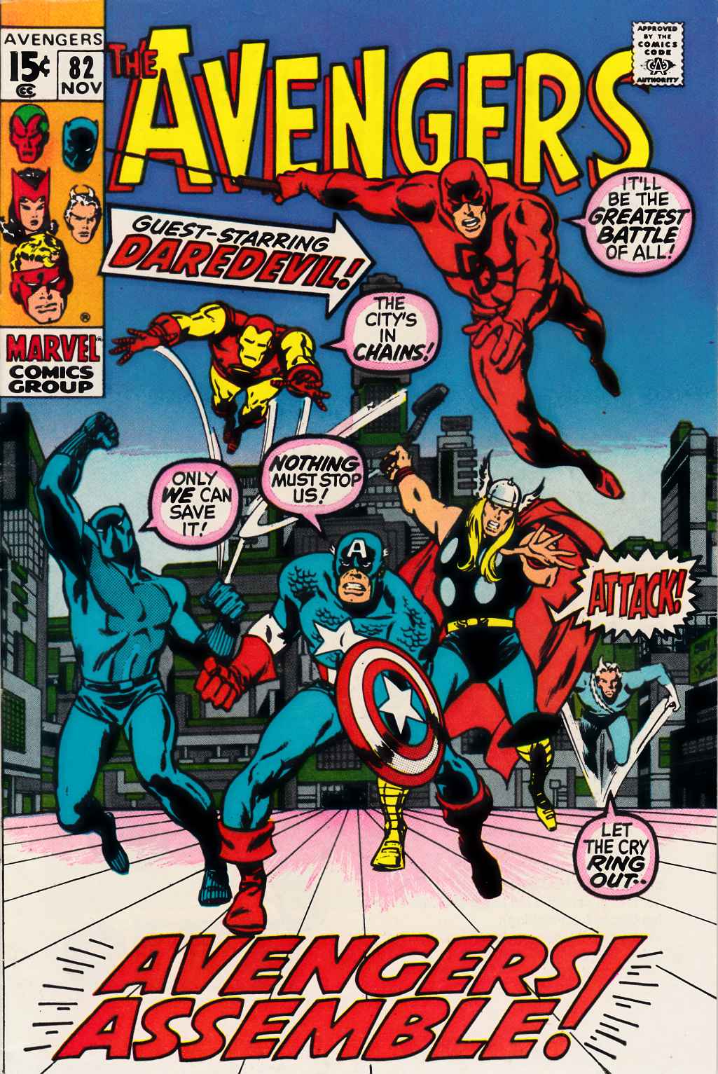 Avengers #82 Fine/Very Fine (7.0) [Marvel Comic] THUMBNAIL