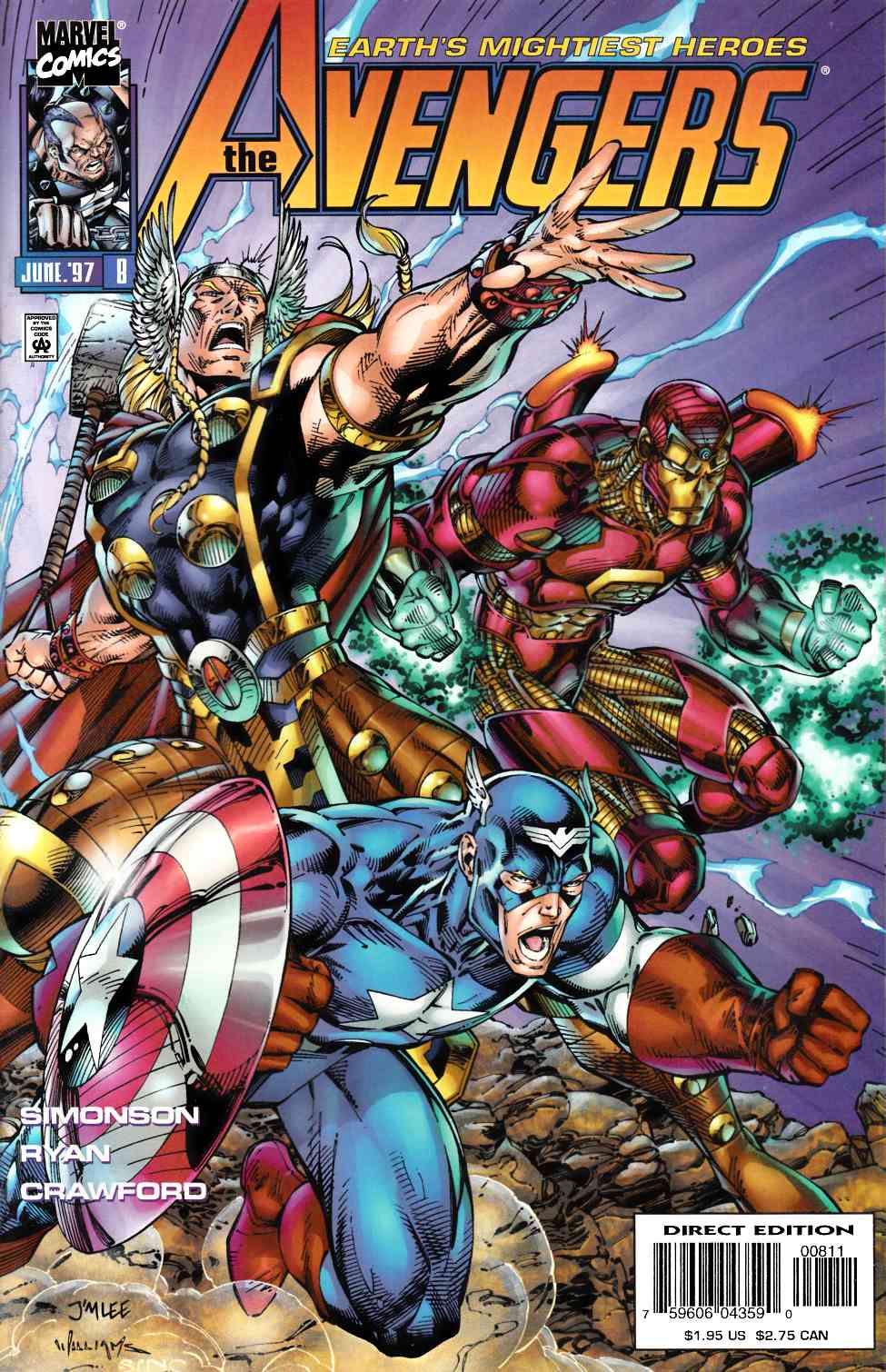 Avengers #8 Near Mint (9.4) [Marvel Comic] LARGE