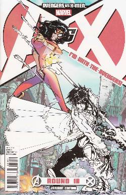 Avengers vs X-Men #10 Avengers Team Variant Cover [Comic] LARGE