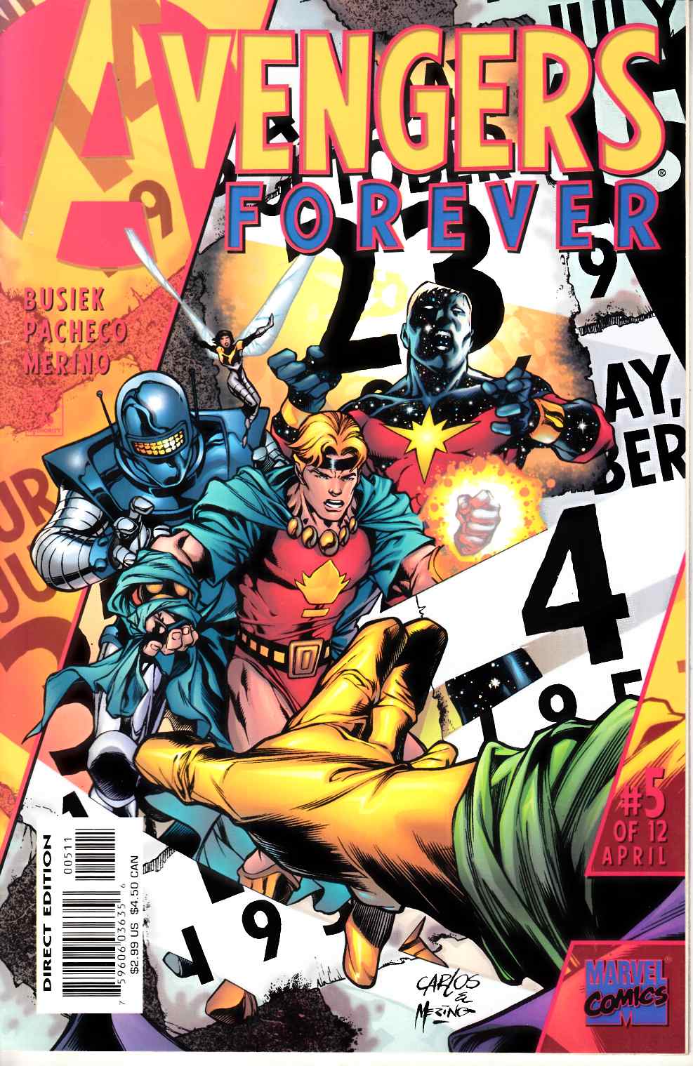 Avengers Forever #5 Very Fine (8.0) [Marvel Comic] THUMBNAIL