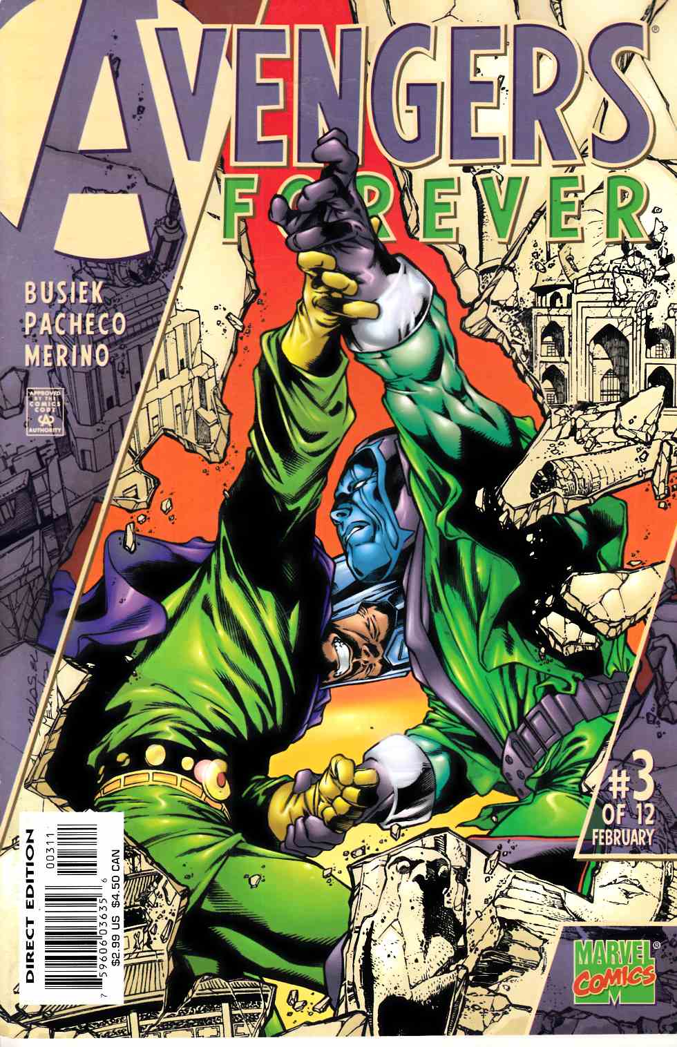Avengers Forever #3 Very Fine (8.0) [Marvel Comic] THUMBNAIL