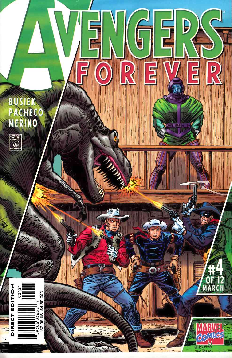 Avengers Forever #4 Cover B Very Fine (8.0) [Marvel Comic] LARGE