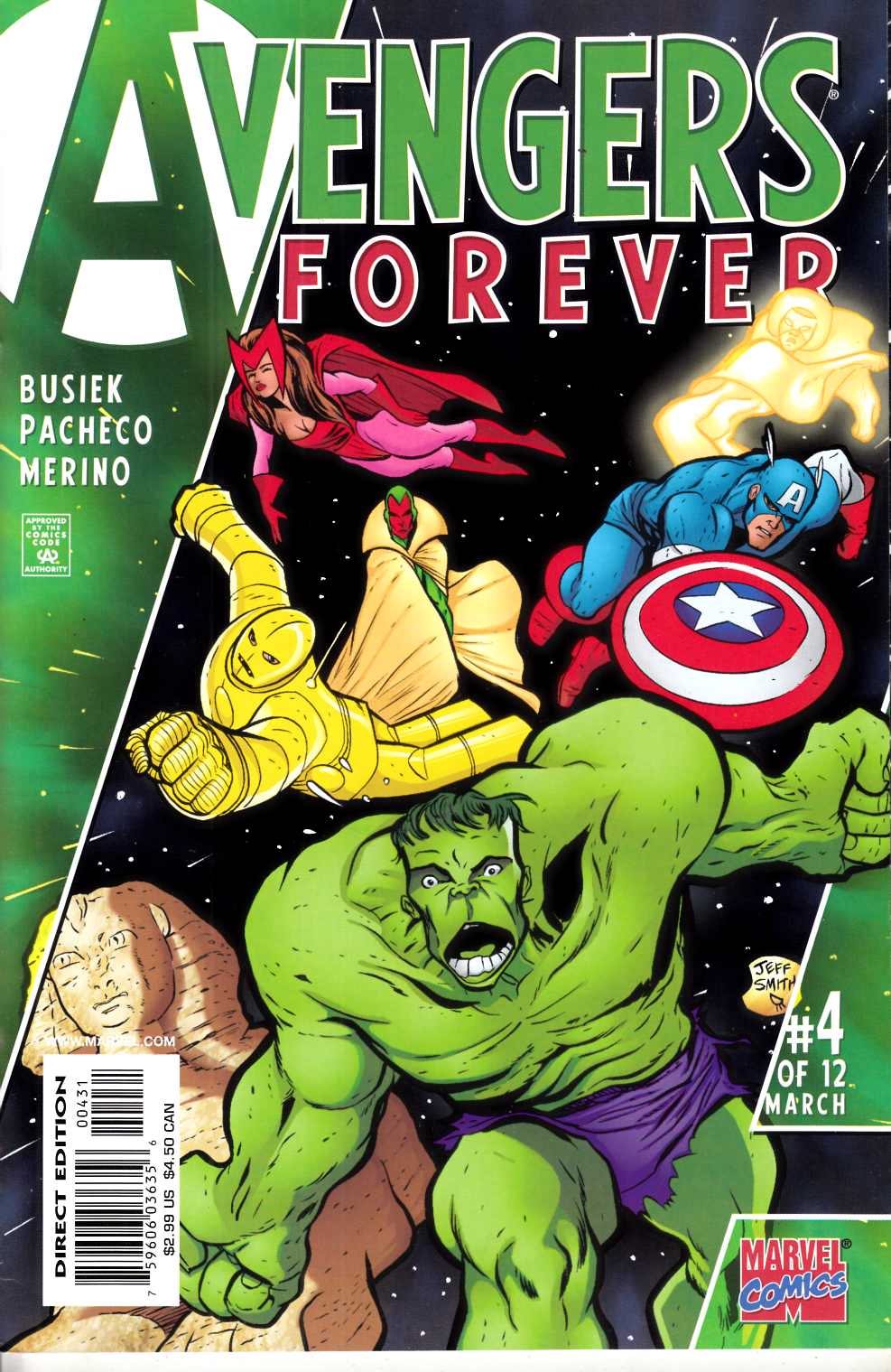 Avengers Forever #4 Cover C Very Fine (8.0) [Marvel Comic]