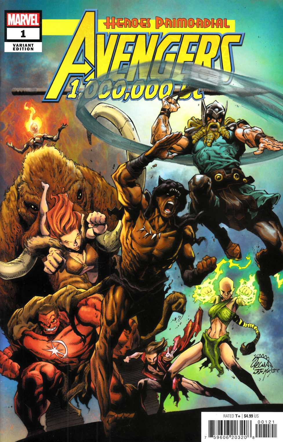Avengers 1,000,000 BC #1 Stegman Variant Cover Very Fine (8.0) [Marvel Comic] THUMBNAIL
