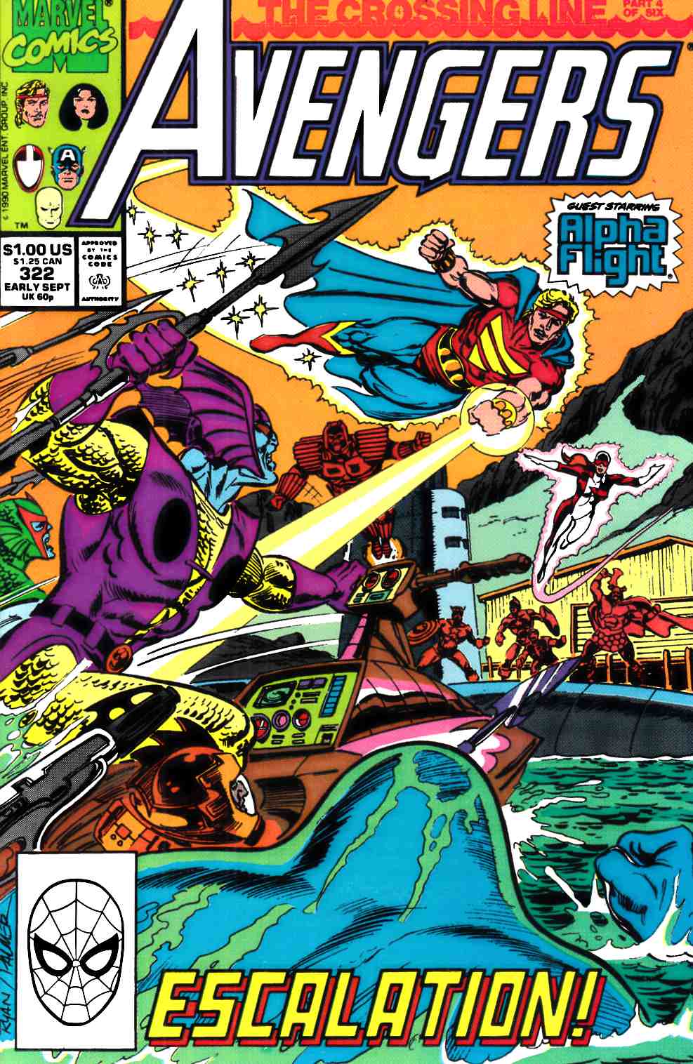 Avengers #322 Very Fine (8.0) [Marvel Comic] THUMBNAIL