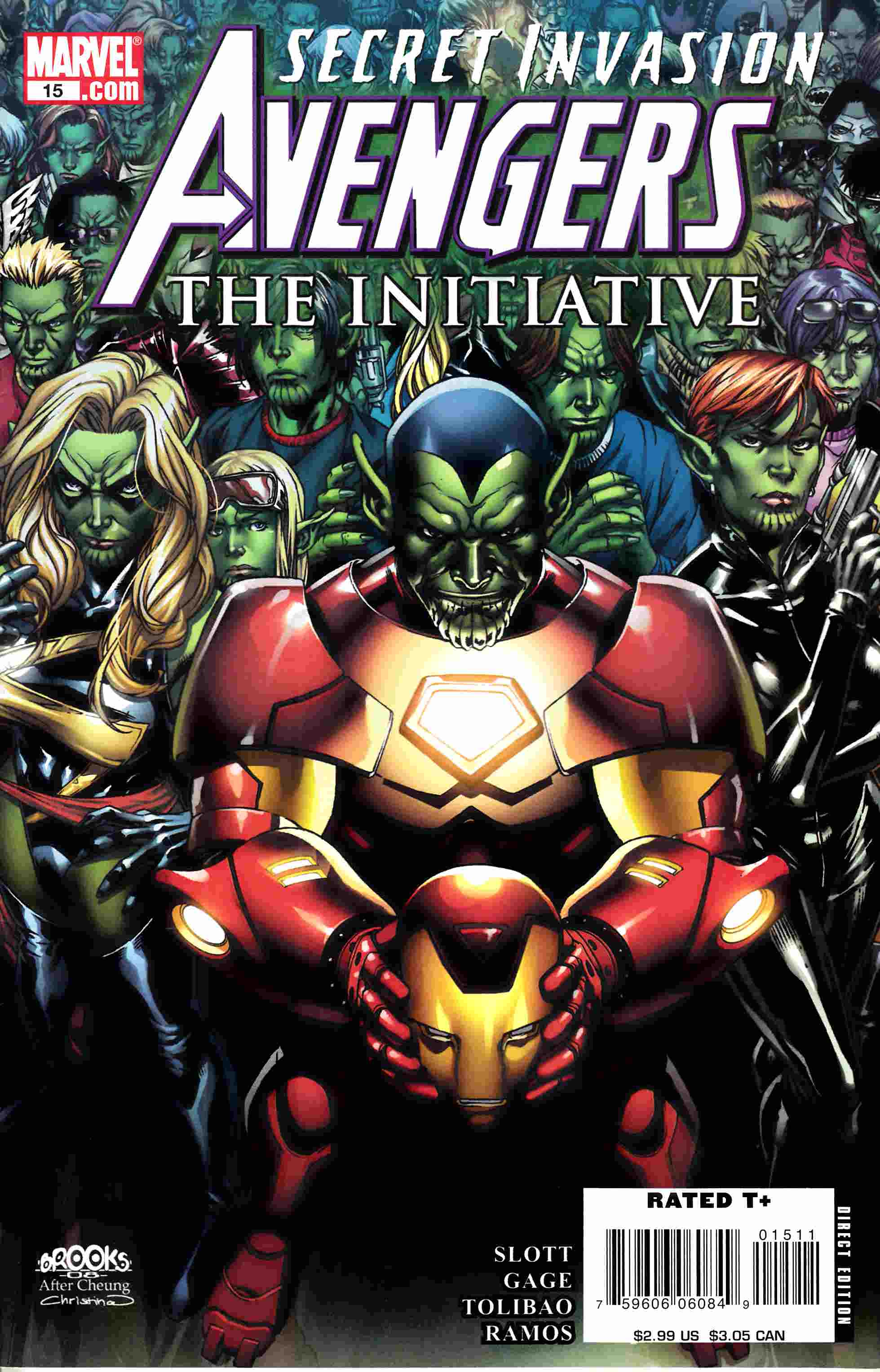 Avengers Initiative #15 Very Fine (8.0) [Marvel Comic] LARGE