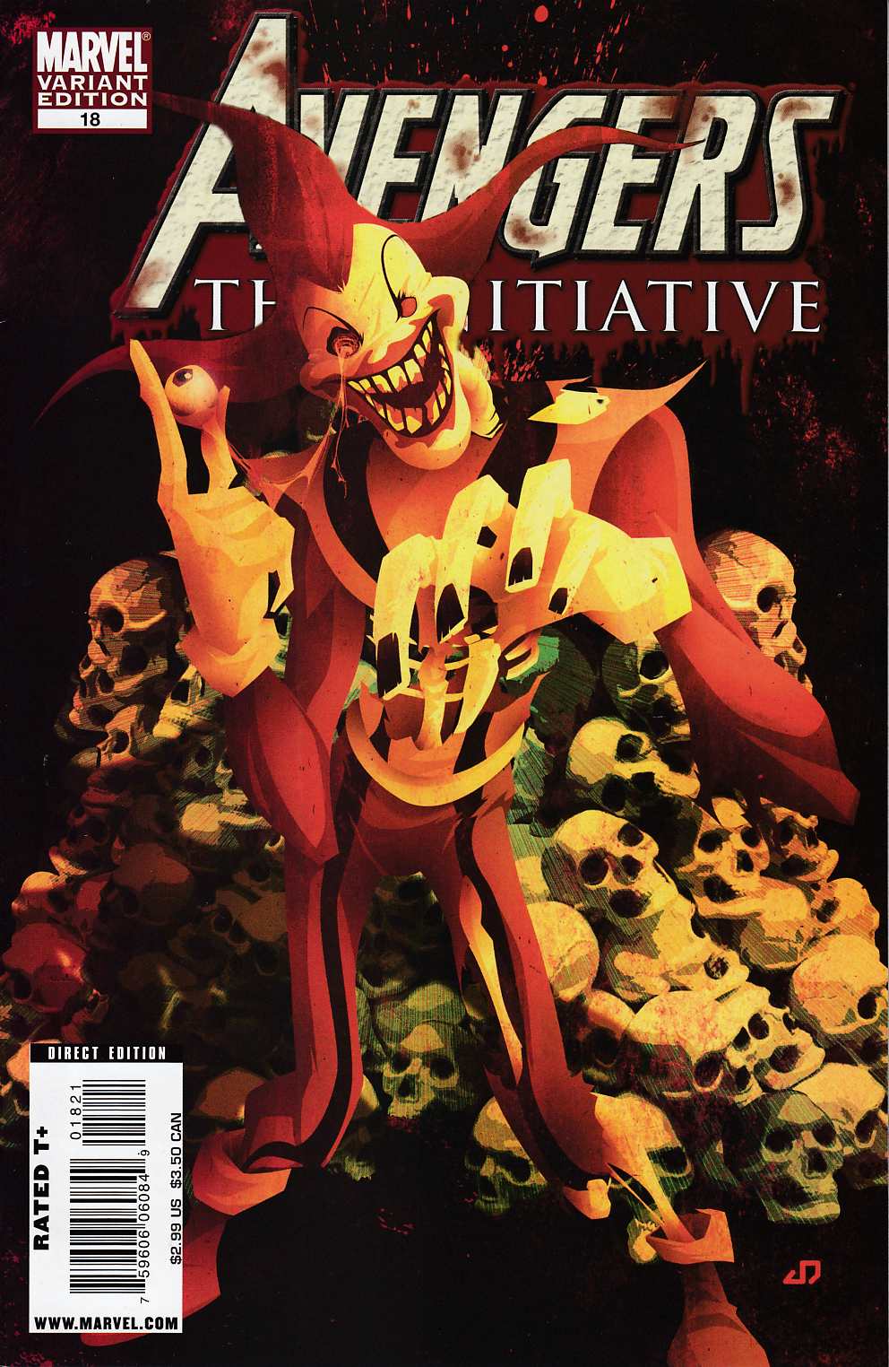 Avengers Initiative #18 Zombie Variant Cover Very Fine (8.0) [Marvel Comic] LARGE