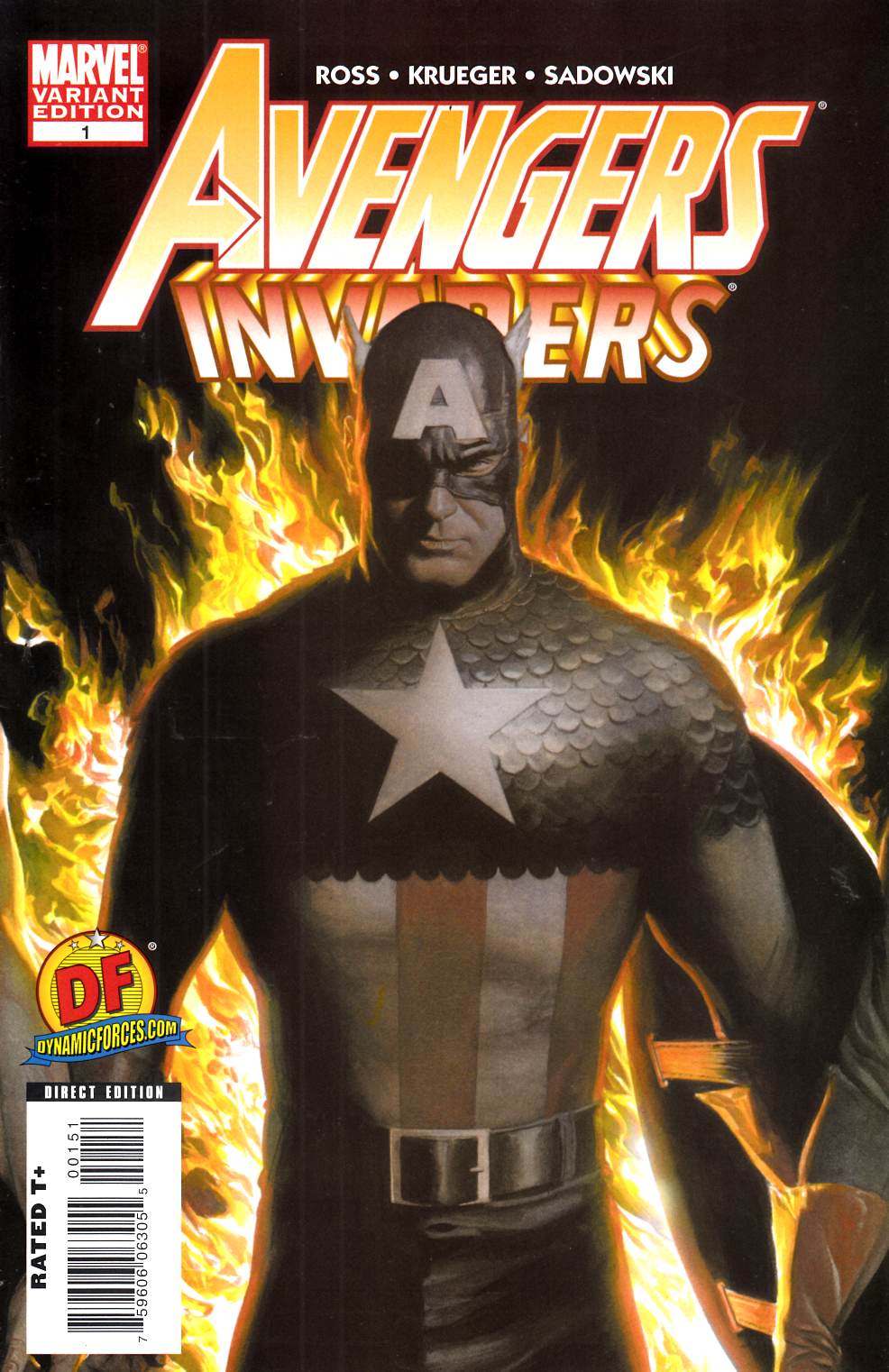 Avengers Invaders #1 DF Exclusive Variant Cover Near Mint (9.4) [Marvel Comic] THUMBNAIL