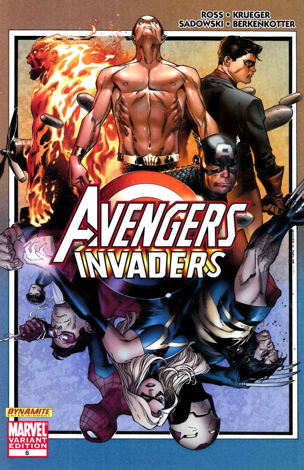Avengers Invaders #6 Coipel Variant Cover Near Mint (9.4) [Marvel Comic] THUMBNAIL