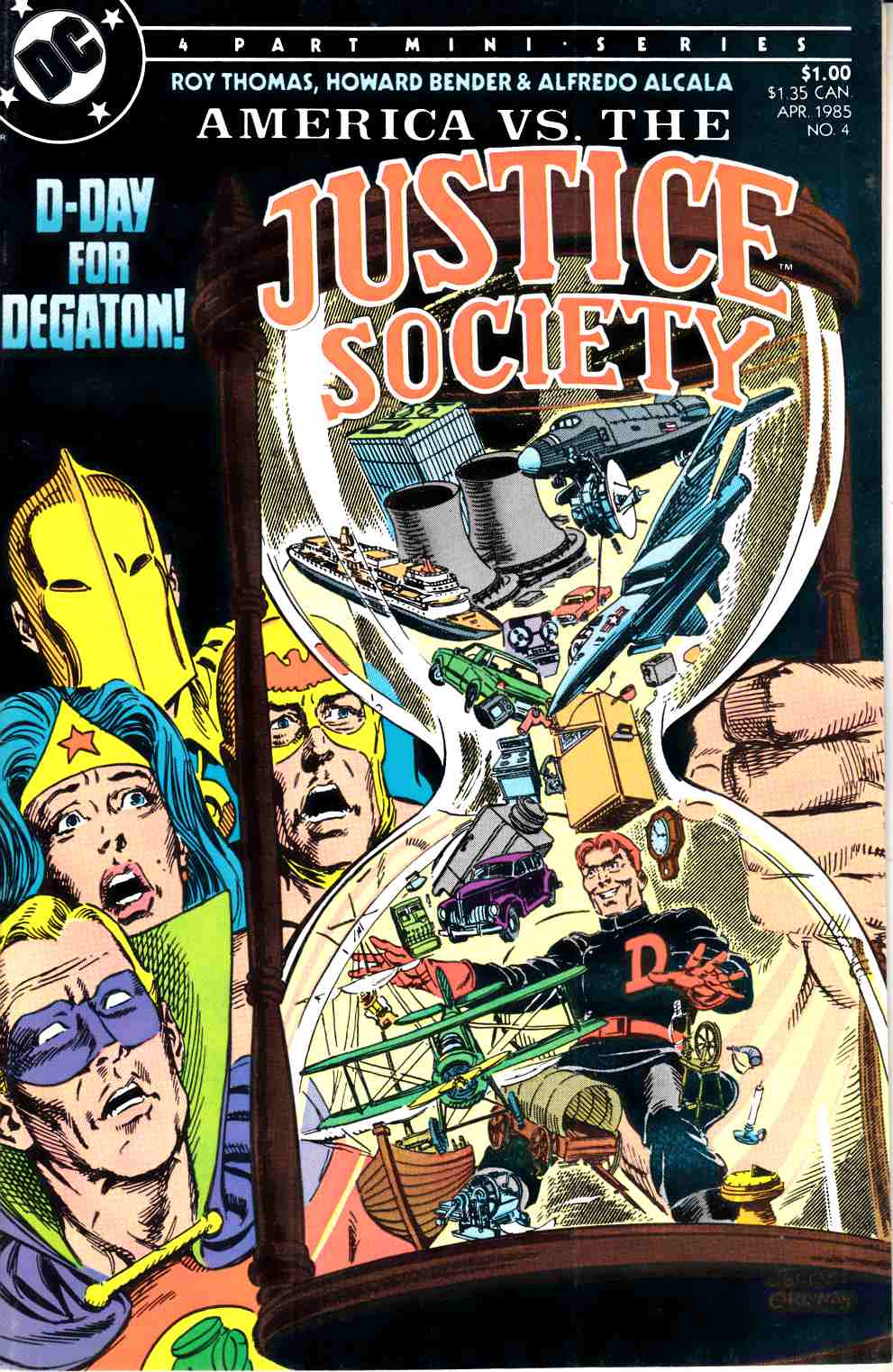 America vs the Justice Society #4 Very Fine (6.0) [DC Comic] LARGE