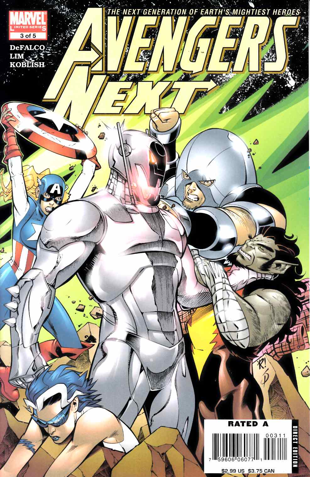 Avengers Next #3 Fine (6.0) [Marvel Comic] THUMBNAIL