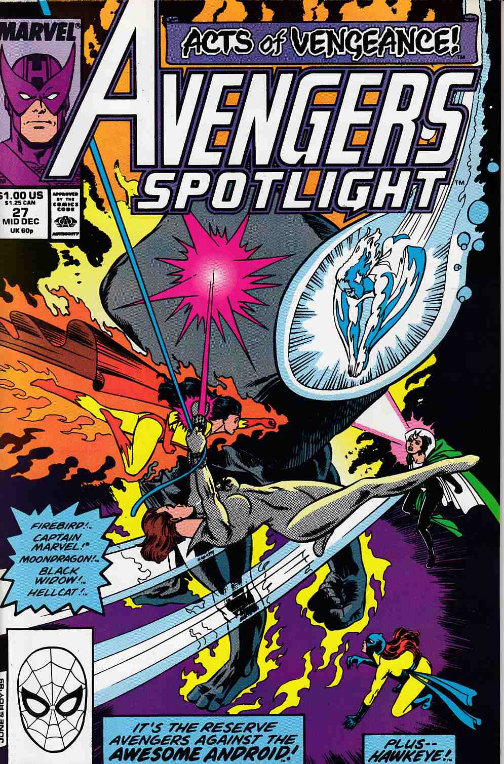 Avengers Spotlight #27 Fine (6.0) [Marvel Comic] THUMBNAIL