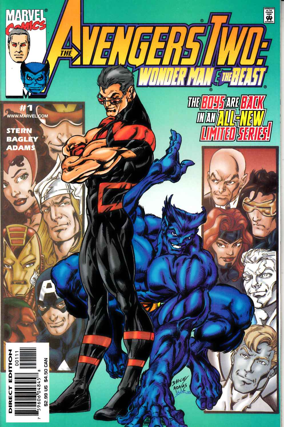 Avengers Two Wonder Man and Beast #1 Near Mint (9.4) [Marvel Comic] THUMBNAIL