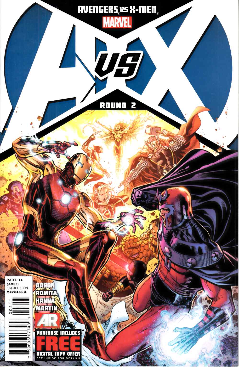 Avengers vs X-Men #2 Near Mint (9.4) [Marvel Comic] LARGE