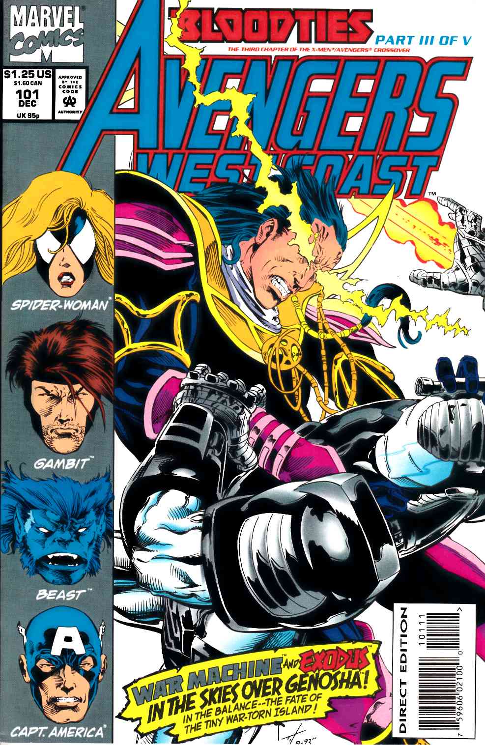 Avengers West Coast #101 Very Fine (8.0) [Marvel Comic] THUMBNAIL