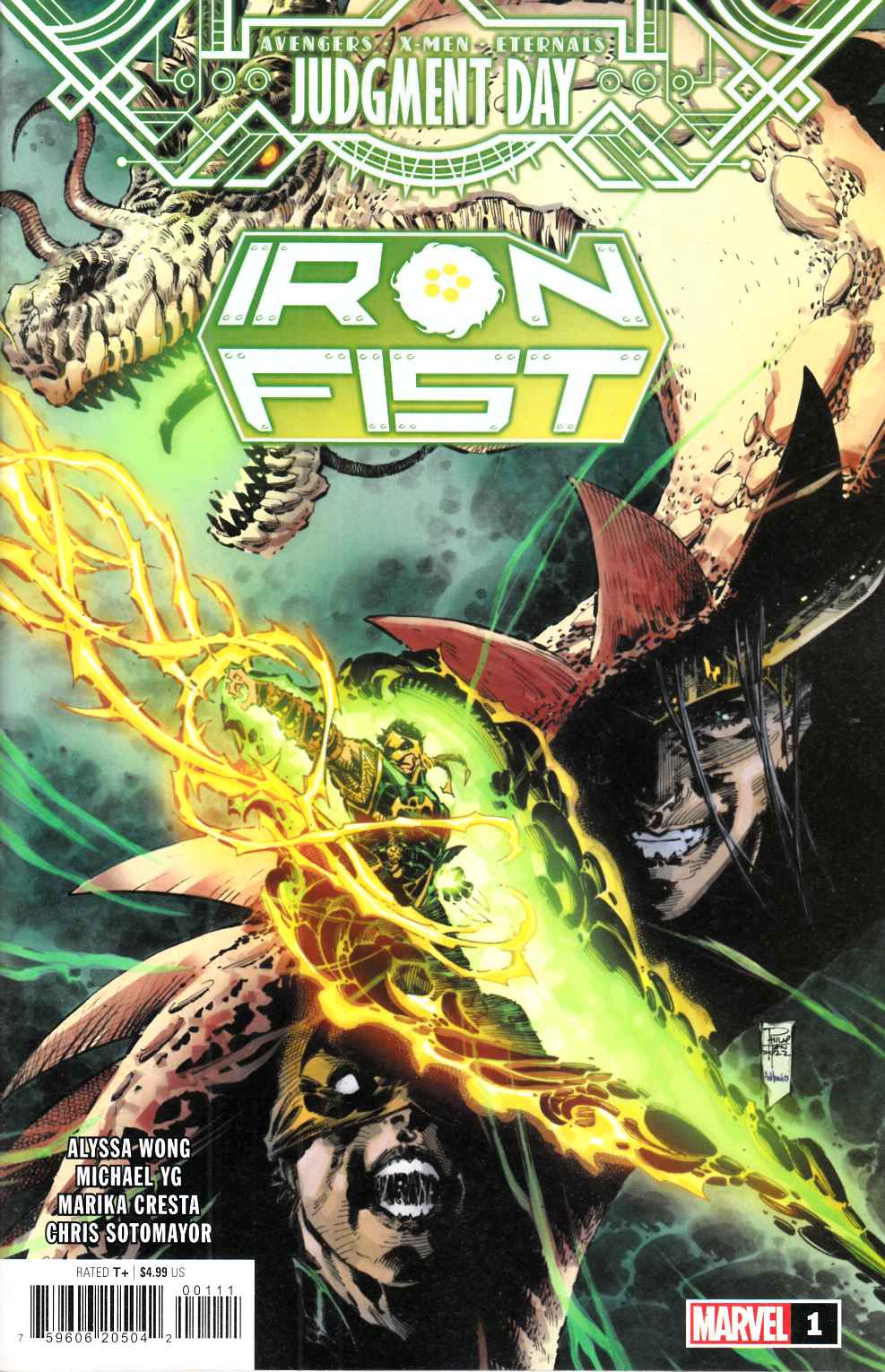 Avengers X-Men Eternals Iron Fist #1 Near Mint (9.4) [Marvel Comic] THUMBNAIL