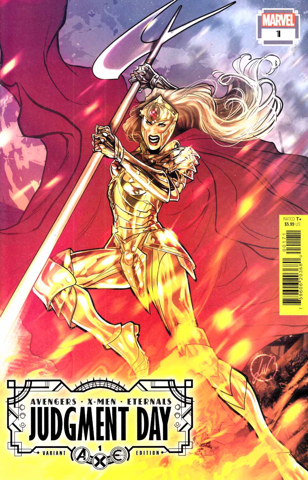 Avengers X-Men Eternals Judgment Day #1 Werneck Variant Cover Near Mint (9.4) [Marvel Comic] THUMBNAIL