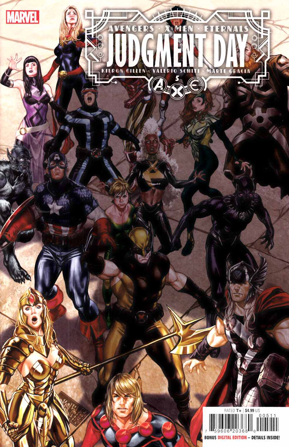 Avengers X-Men Eternals Judgment Day #5 Near Mint (9.4) [Marvel Comic] THUMBNAIL