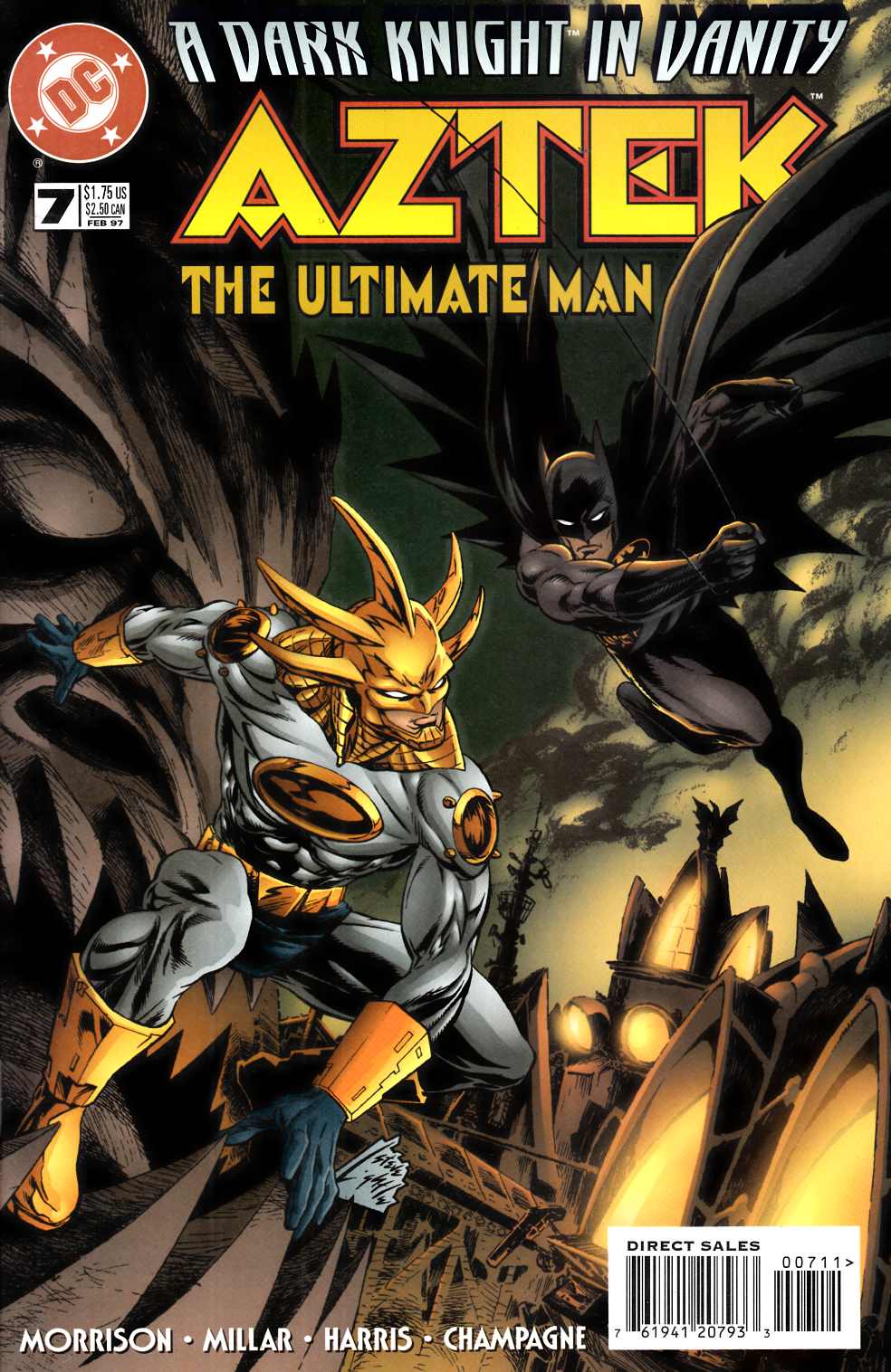 Aztek the Ultimate Man #7 Fine (6.0) [DC Comic] LARGE