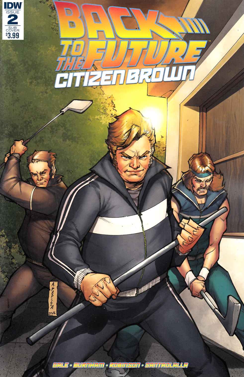 Back to the Future Citizen Brown #2 Subscription Cover [IDW Comic] THUMBNAIL