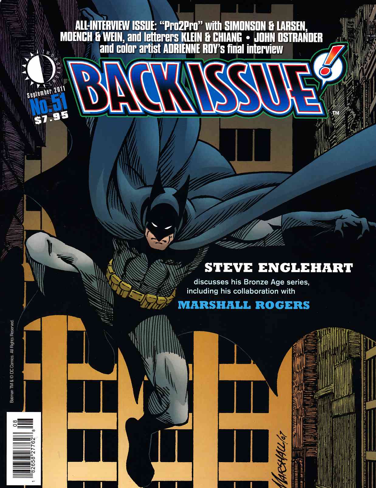 Back Issue Magazine #51 Near Mint (9.4) [TwoMorrows] THUMBNAIL