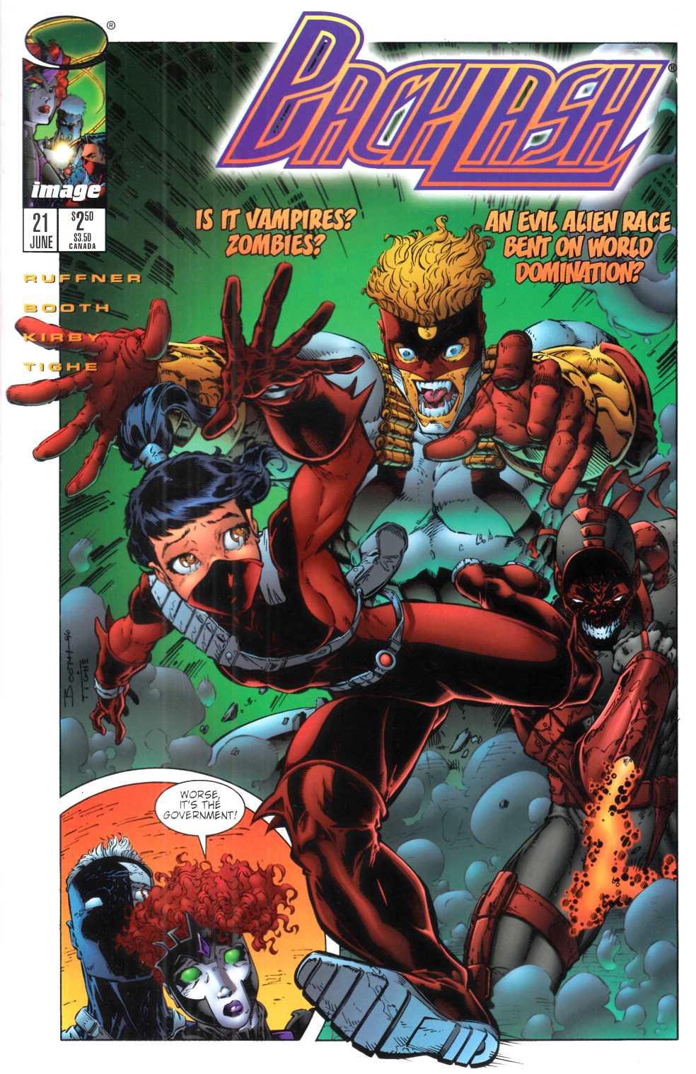 Backlash #21 Very Fine (8.0) [Image Comic] THUMBNAIL