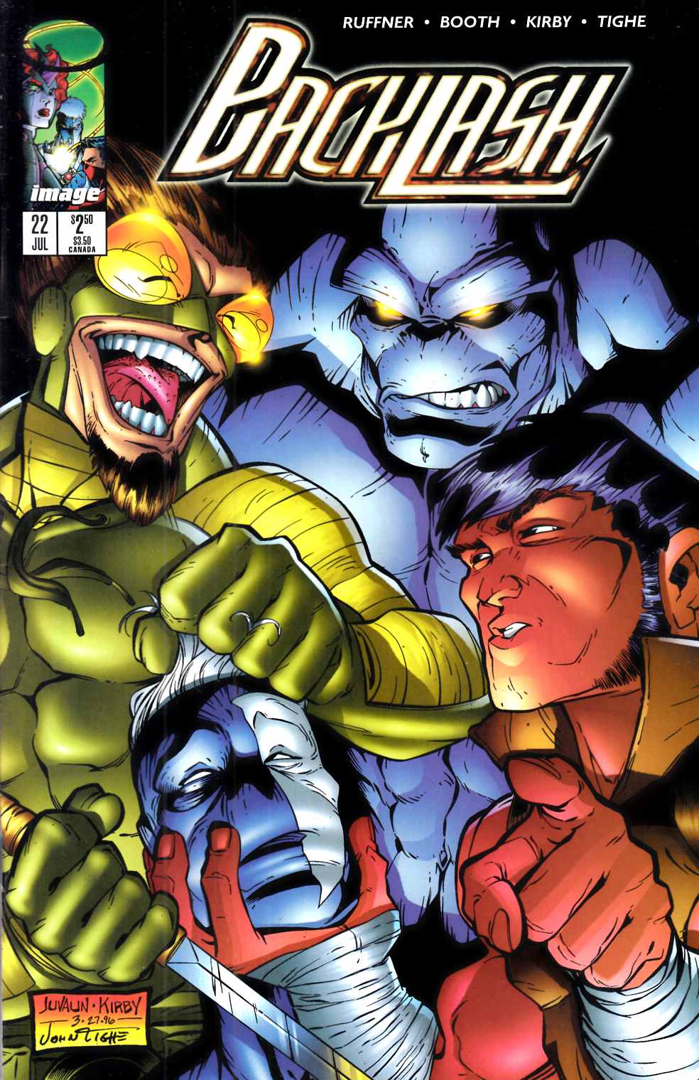 Backlash #22 Very Fine (8.0) [Image Comic] THUMBNAIL