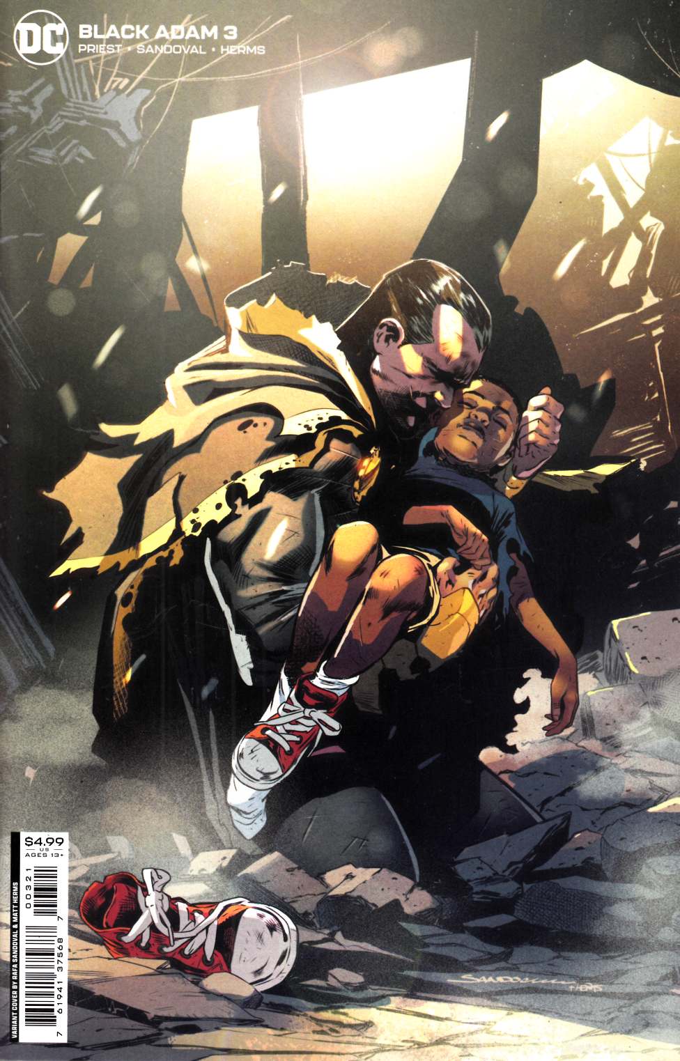 Black Adam #3 Sandoval Variant Cover Near Mint (9.4) [DC Comic] THUMBNAIL