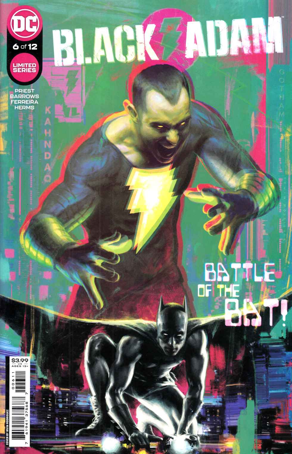 Black Adam #6 Near Mint (9.4) [DC Comic] LARGE