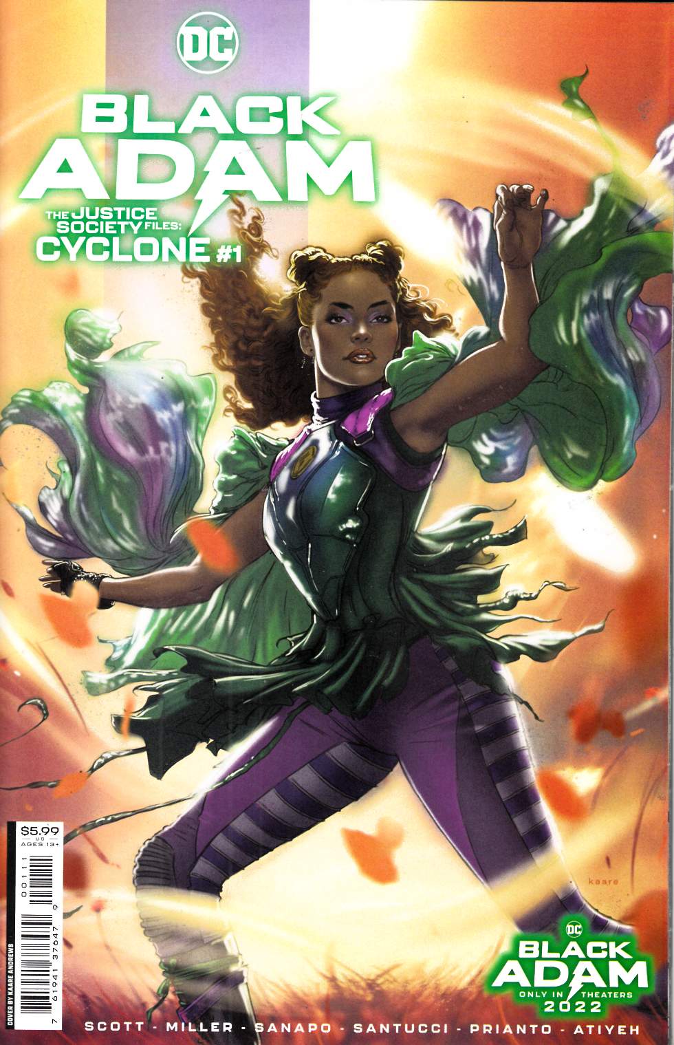 Black Adam Justice Society Files Cyclone #1 Near Mint (9.4) [DC Comic] THUMBNAIL